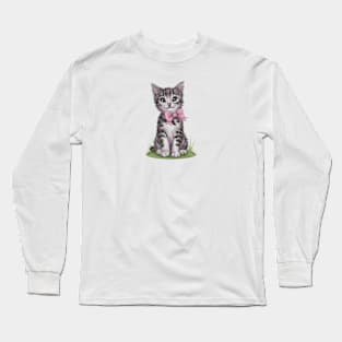 Coquette Kitten Long Sleeve T-Shirt